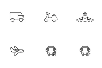 Transport And Vehicle Icon Pack