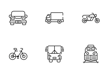 Transport And Vehicle Icon Pack