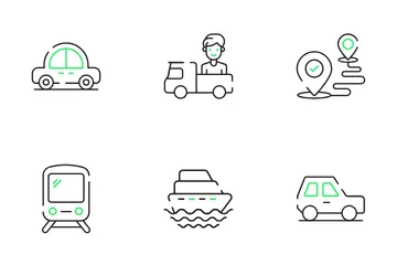 Transport And Vehicles Icon Pack