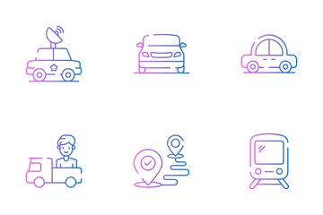 Transport And Vehicles Icon Pack
