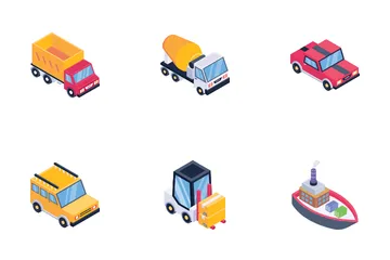 Transport And Vehicles Icon Pack