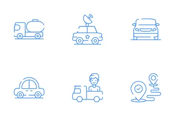 Transport And Vehicles Icon Pack