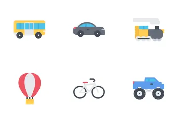 Transport Flat Icon Pack