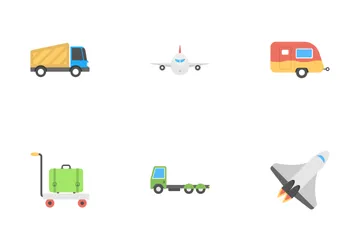 Transport Flat Icons 2 Icon Pack