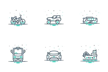 Transport Mix Icon Pack