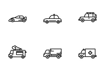 Transport terrestre Pack d'Icônes
