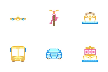 Transport Transportation Car Icon Pack