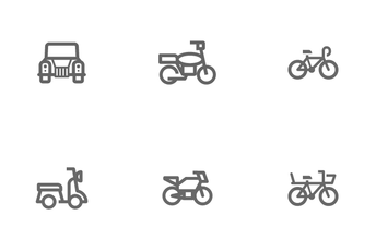Transport & Vehicle Icon Pack