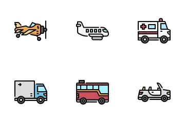 Transport Vehicle Icon Pack