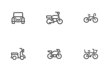 Transport & Vehicle Icon Pack