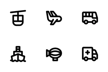 Transport & Vehicles Icon Pack