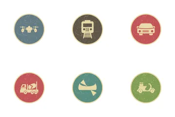 Transport Vintage Icon Pack