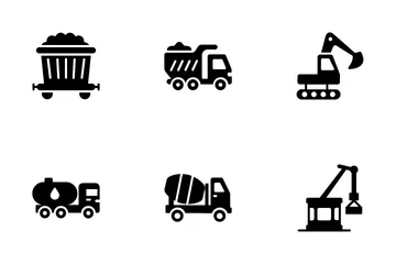 Transportation And Auto Service Icon Pack