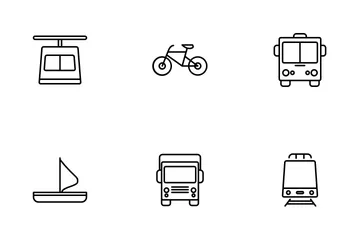 Transportation And Vehicle Icon Pack