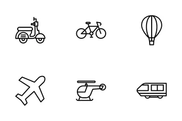 Transportation And Vehicles Icon Pack