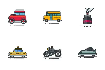 Transportation  Icon Pack