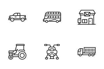 Transportation Icon Pack