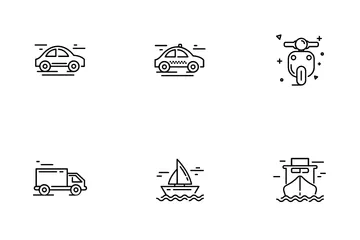 Transportation Icon Pack