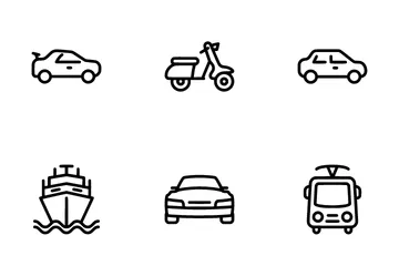 Transportation Icon Pack