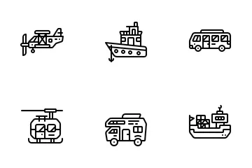 Transportation Icon Pack