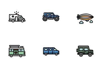 Transportation Icon Pack