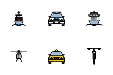 Transportation Icon Pack