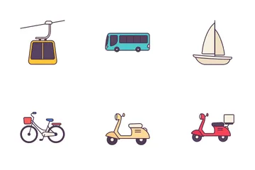 Transportation Icon Pack