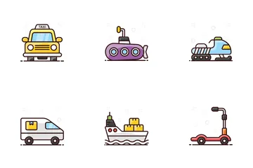 Transportation Icon Pack