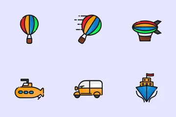 Transportation Icon Pack