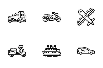 Transportation Icon Pack