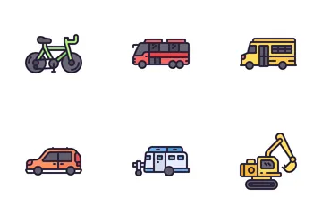 Transportation Icon Pack