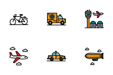 Transportation Icon Pack