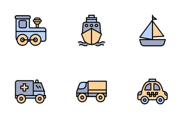 Transportation Icon Pack