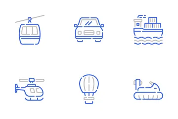 Transportation Icon Pack