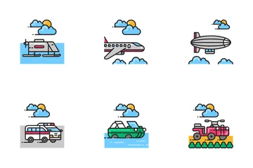 Transportation Icon Pack