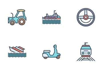 Transportation Icon Pack