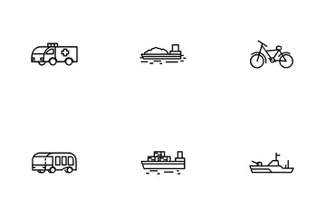 Transportation Icon Pack