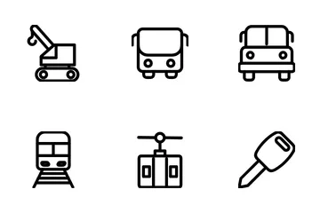 Transportation Icon Pack