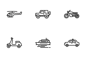 Transportation Icon Pack