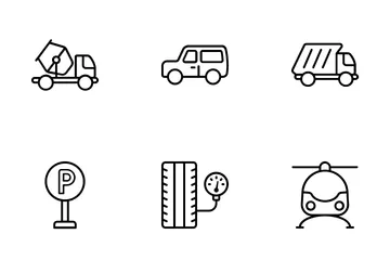 Transportation Icon Pack