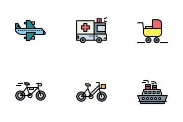 Transportation Icon Pack