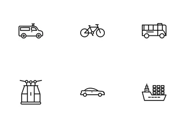 Transportation Icon Pack