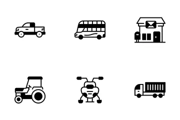 Transportation Icon Pack