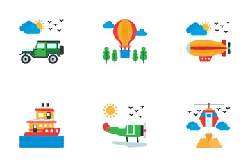 Transportation Icon Pack
