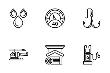 Transportation Line Icon Pack