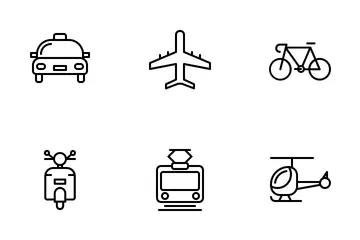 Transportation (line) Vol.1 Icon Pack