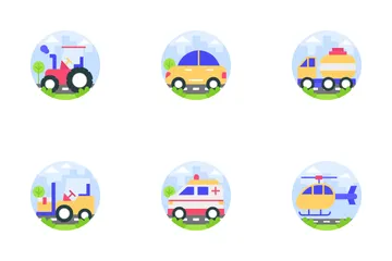 Transportation Vehicle Icon Pack