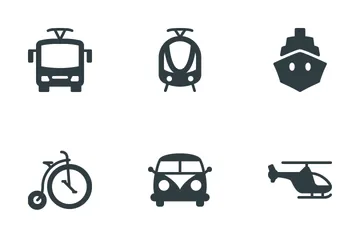 Transportation & Vehicles Icon Pack