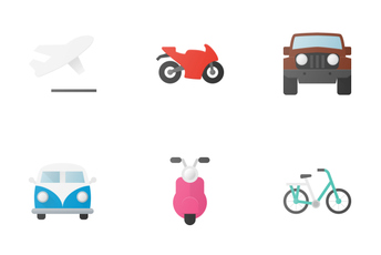 Transportation & Vehicles  Icon Pack