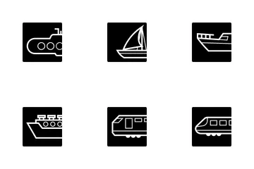 Transportation Vehicles Icon Pack